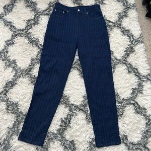 *Katherine Hamnett Denim High Waisted Pinstripe Jeans